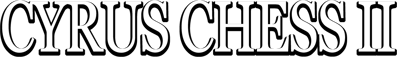Cyrus Chess II - Clear Logo