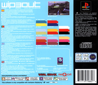Wipeout 3 - Box - Back Image