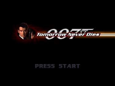 007: Tomorrow Never Dies - Screenshot - Game Title Image