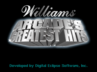 Williams Arcade's Greatest Hits - Screenshot - Game Title Image
