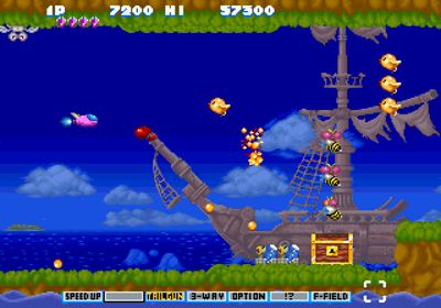 Parodius - Screenshot - Gameplay