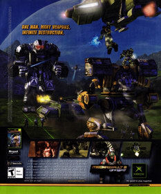 MechAssault 2: Lone Wolf - Advertisement Flyer - Front