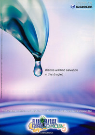 Final Fantasy Crystal Chronicles - Advertisement Flyer - Front