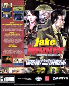 Jake Hunter: Detective Chronicles - Advertisement Flyer - Front