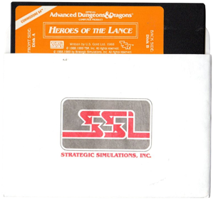 Advanced Dungeons & Dragons: Heroes of the Lance - Disc Image