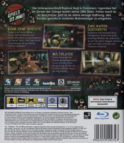 BioShock 2 - Box - Back