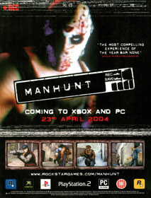 Manhunt - Advertisement Flyer - Front