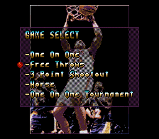 NBA All-Star Challenge - Screenshot - Game Select