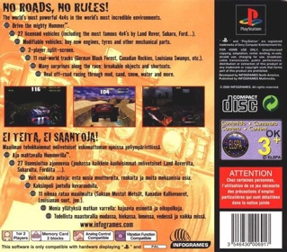 Test Drive: Off-Road 3 - Box - Back Image