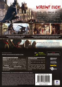 Assassin's Creed Unity - Box - Back