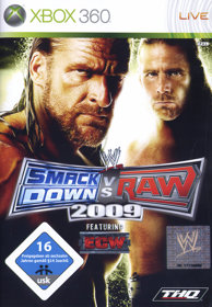 WWE SmackDown vs. Raw 2009 - Box - Front Image