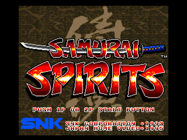Samurai Spirits - Screenshot - Game Title