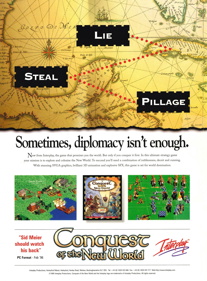 Conquest of the New World - Advertisement Flyer - Front