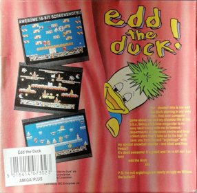 Edd the Duck! - Box - Back