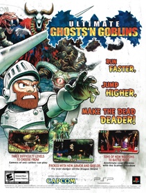 Ultimate Ghosts 'n Goblins - Advertisement Flyer - Front