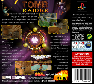 Tomb Raider - Box - Back