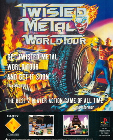 Twisted Metal 2 - Advertisement Flyer - Front