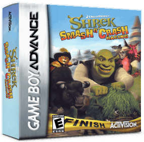 Shrek: Smash n' Crash Racing - Box - 3D Image