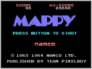 Mappy (Team Pixelboy) - Screenshot - Game Title Image