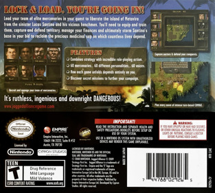 Jagged Alliance - Box - Back Image