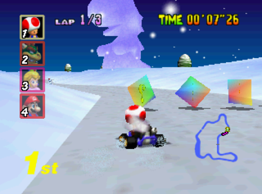 Mario Kart 64 - Screenshot - Gameplay
