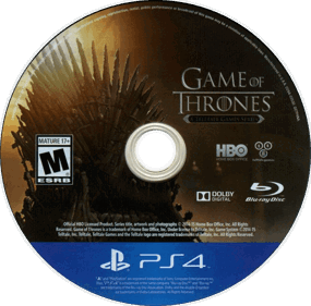 Game of Thrones: A Telltale Games Series - Disc