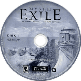 Myst III: Exile - Disc