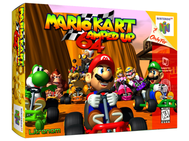 Mario Kart 64 Amped Up - Box - 3D