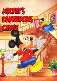 Mickey's Dangerous Chase - Fanart - Box - Front