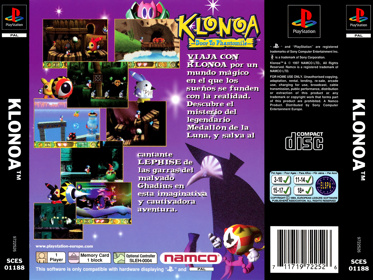 Klonoa: Door to Phantomile - Box - Back