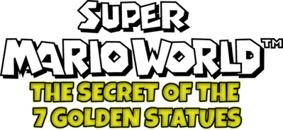 Super Mario World: The Secret of the 7 Golden Statues - Clear Logo