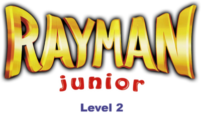 Rayman Junior: Level 2 - Clear Logo Image