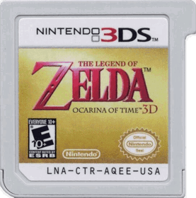 The Legend of Zelda: Ocarina of Time 3D - Cart - Front