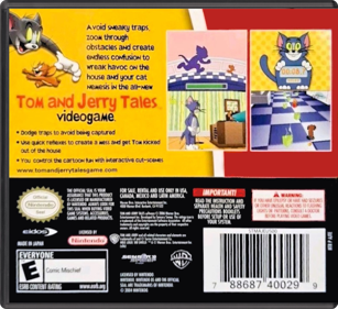 Tom and Jerry Tales - Box - Back - Reconstructed