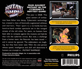 Mutant Rampage: Bodyslam - Box - Back