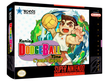Kunio-Kun no Dodge Ball Da yo Zenin Shuugo! - Box - 3D