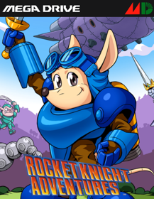 Rocket Knight Adventures - Fanart - Box - Front