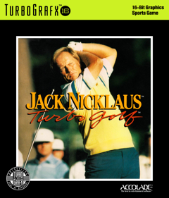 Jack Nicklaus: Turbo Golf - Box - Front - Reconstructed Image