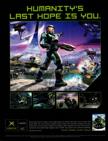Halo: Combat Evolved - Advertisement Flyer - Front