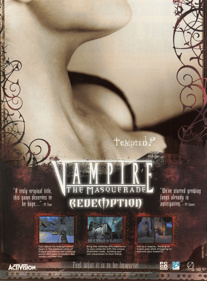 Vampire: The Masquerade: Redemption - Advertisement Flyer - Front