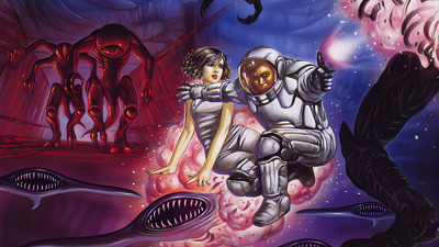 Space Gun - Fanart - Background