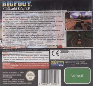 Bigfoot: Collision Course - Box - Back