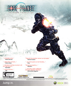Lost Planet: Extreme Condition - Advertisement Flyer - Front