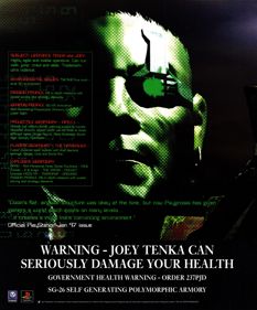 Codename: Tenka - Advertisement Flyer - Front