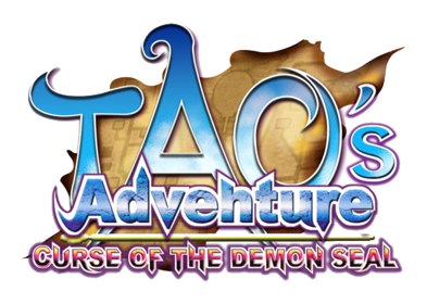 Tao's Adventure: Curse of the Demon Seal - Clear Logo Image