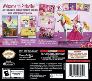 Pinkalicious: Its Party Time - Box - Back Image