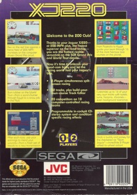 Jaguar XJ220 - Box - Back Image