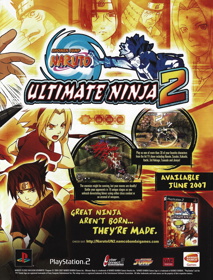 Naruto: Ultimate Ninja 2 - Advertisement Flyer - Front