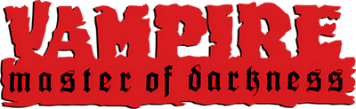 Vampire: Master of Darkness - Clear Logo Image