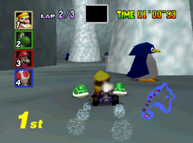 Mario Kart 64 - Screenshot - Gameplay